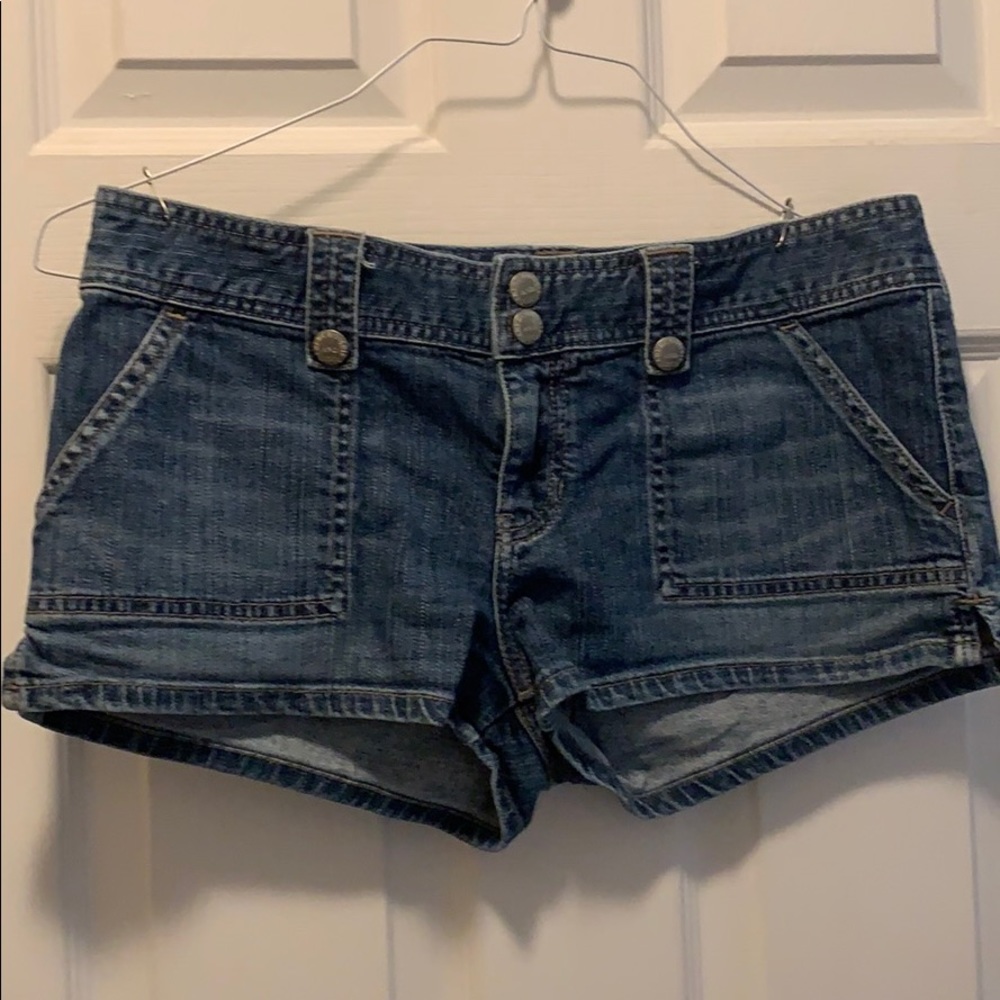 Abercrombie and Fitch short denim shorts